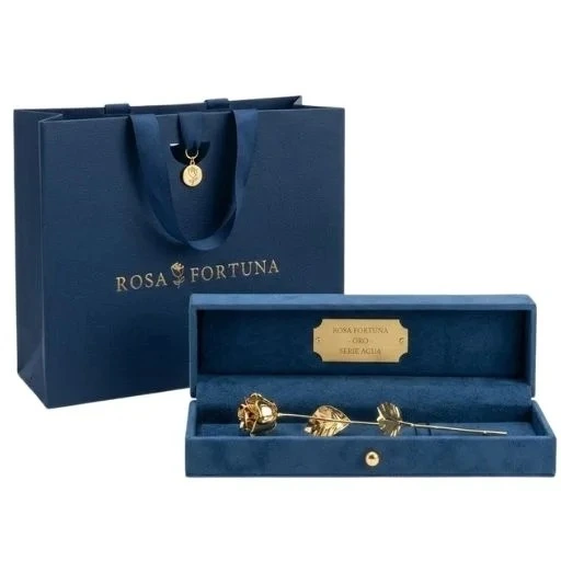 Rosa fortuna oro serie agua